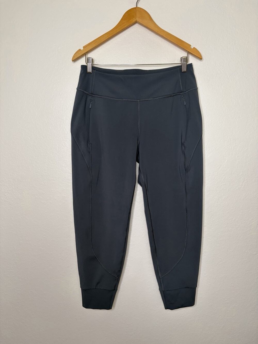 Athleta Rainier Mid Rise Jogger in Blue Grey Size Medium